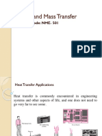 HEAT and Mass Transfer: Course Code: NME-501