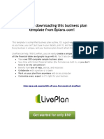 Thanks For Downloading This Business Plan: All The Financial Tables and Graphs To Go With It. You'll Also Be Able To