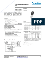 STR-W6000S Series: Off-Line PWM Controllers With Integrated Power MOSFET