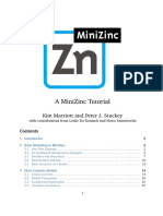 MiniZinc - Tutorial PDF