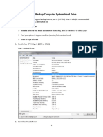 How To Backup Computer System Hard Drive: 1. Decide Your CPU Chipset. (32bit or 64bit)