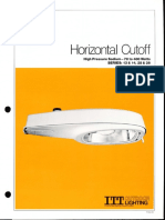 ITT American Electric Horizontal Cutoff Luminaire Series 13-14-25-26 Spec Sheet 2-81