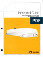 ITT American Electric Horizontal Cutoff Luminaire Series 13-14-25-26 Spec Sheet 10-81