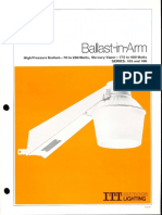 ITT American Electric Ballast-In-Arm Series 165 & 166 Spec Sheet 2-79