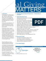 Global Giving Matters Nov. '07 - Jan.'08 Issue 32