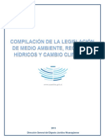 Compilacion LEGISLACION AMBIENTAL NICARAGUA