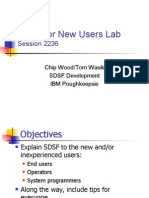 SDSF New Lab