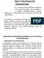 Medidas y Politicas de Promocion