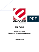 Enhwi-G: IEEE 802.11g Wireless Broadband Router