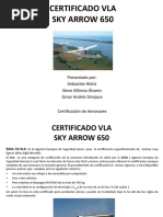 Certificado Vla Skyarrow