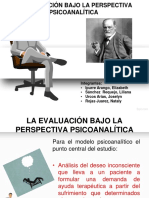 Evaluación Bajo La Perspectiva Psicoanalitica