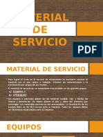 Material de Servicio