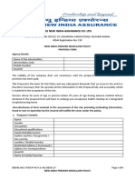 Proposal Form For New India Premier Mediclaim