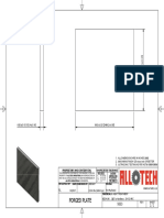 Forged Plate: Proprietary and Confidential Unspecified Tolerance