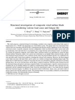 Structural Investigation of Composite Wind Turbine Blade Considering Various Load Cases and Fatigue Life