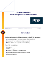 ACAS II Operations in The European RVSM Environment