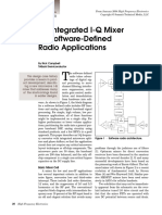 An Integrated I-Q Mixer For Software-Defined Radio Applications