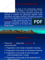 Semantics Vs Pragmatics