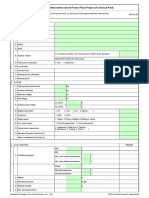 Requestn About Power Plant Project (Included Technical & Commercial For Informatio Part)