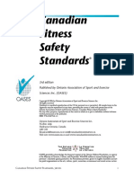 Canadian Fitness Safety Standards PDF