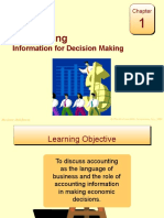 Accounting: Information For Decision Making