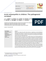 Acute Osteomyelitis in Choldren Pathogenesis