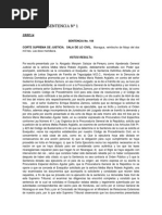 Analisis de Sentencia No. 1 y 2