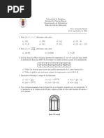 Primer Taller Calculo Diferencial