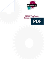 ADAMS/View Tools, Menus, and Shortcuts