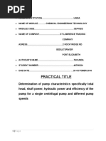 Centrifugal Pump - Project Reportcopy-1