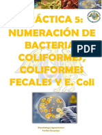 Bacterias Coliformes y Fecales