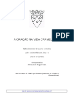 A Oração Na Vida Carmelitana PDF