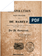 Ph. Buonarroti Conspiration Pour L'égalité Dite de Babeuf 1828