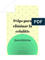 9 Tips para Eliminar La Celulitis