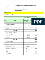 Invoice Copy: S.No Item Progress This Bill Contract (RS.)