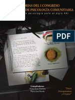 Memorias Del I Congreso Ecuatoriano de Psicologia Comunitaria - Lectura