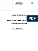 Exercícios Complementares - CEISC - PADRAO de RESPOSTA