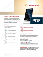 Canadian Solar Datasheet CS6K M