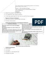 Construction Cost Estimation