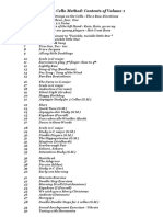 Georg Mertens - Cello Method: Contents of Volume 1: RD TH