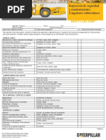 Material Checklist Scooptram Cargadores Subterraneos Cat PDF