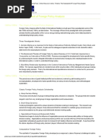 Timeline of Foreign Policy Dev PDF