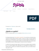 ¿Quién Es Quién - Actiludis