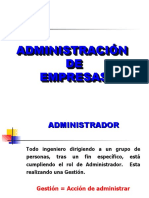 Conceptos de Administracion y Organizacion de Empresas