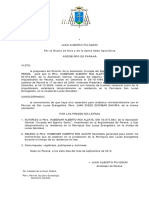 Juan Alberto Puiggari, Padre Ignacio, Escobar Gaviria (Decreto #67/12)