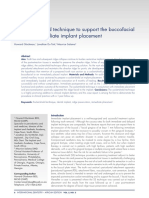 The Socket-Shield Technique To Support The Buccofacial Tissues at Immediate Implant Placement PDF