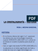 Historia de La Cristalografia