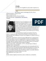 Biografía de Franz Kafka