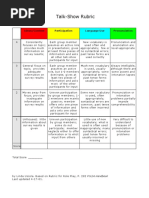 Rubric TalkShow