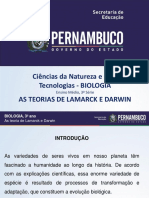 As Teorias de Lamarck e Darwin